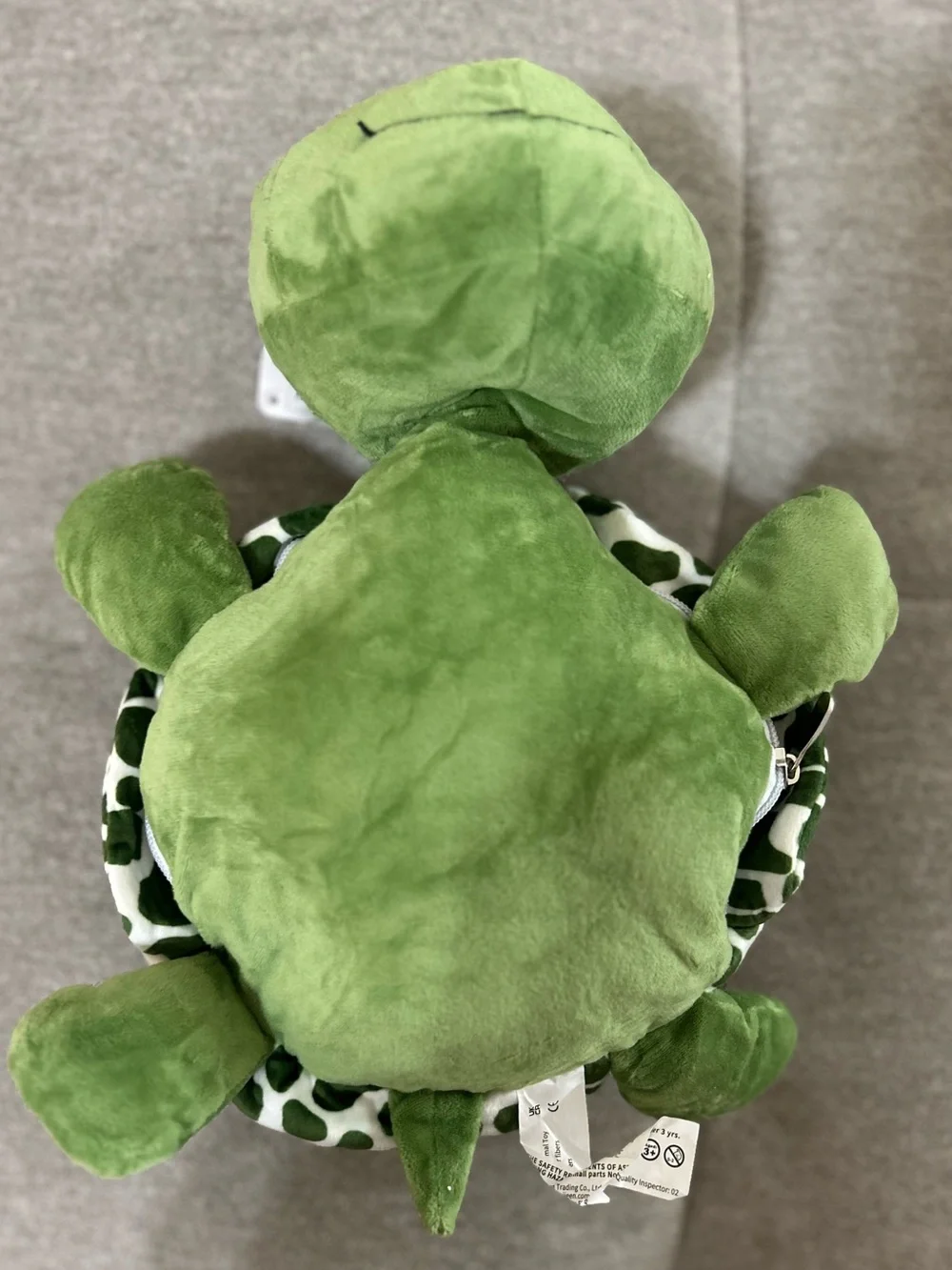 MorisMos Plush Sea Turtle with zippered pouch and 3 babies